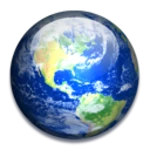 Logo of Rotating Earth 3D Live Wallpaper android Application 