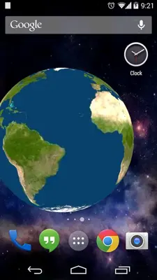 Rotating Earth 3D Live Wallpaper android App screenshot 2